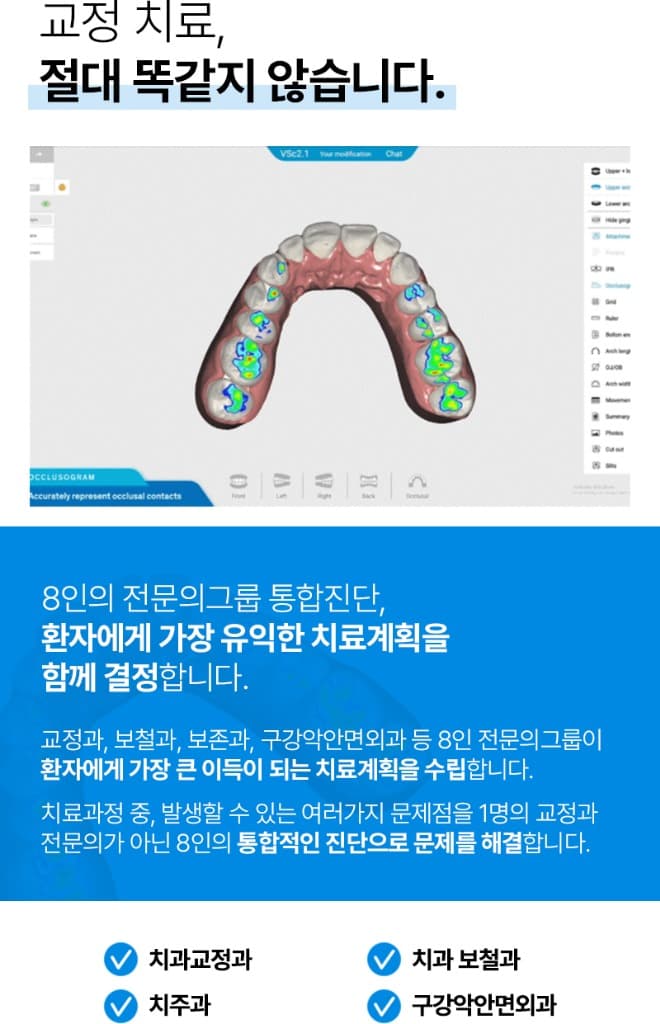 교정 치료 진단